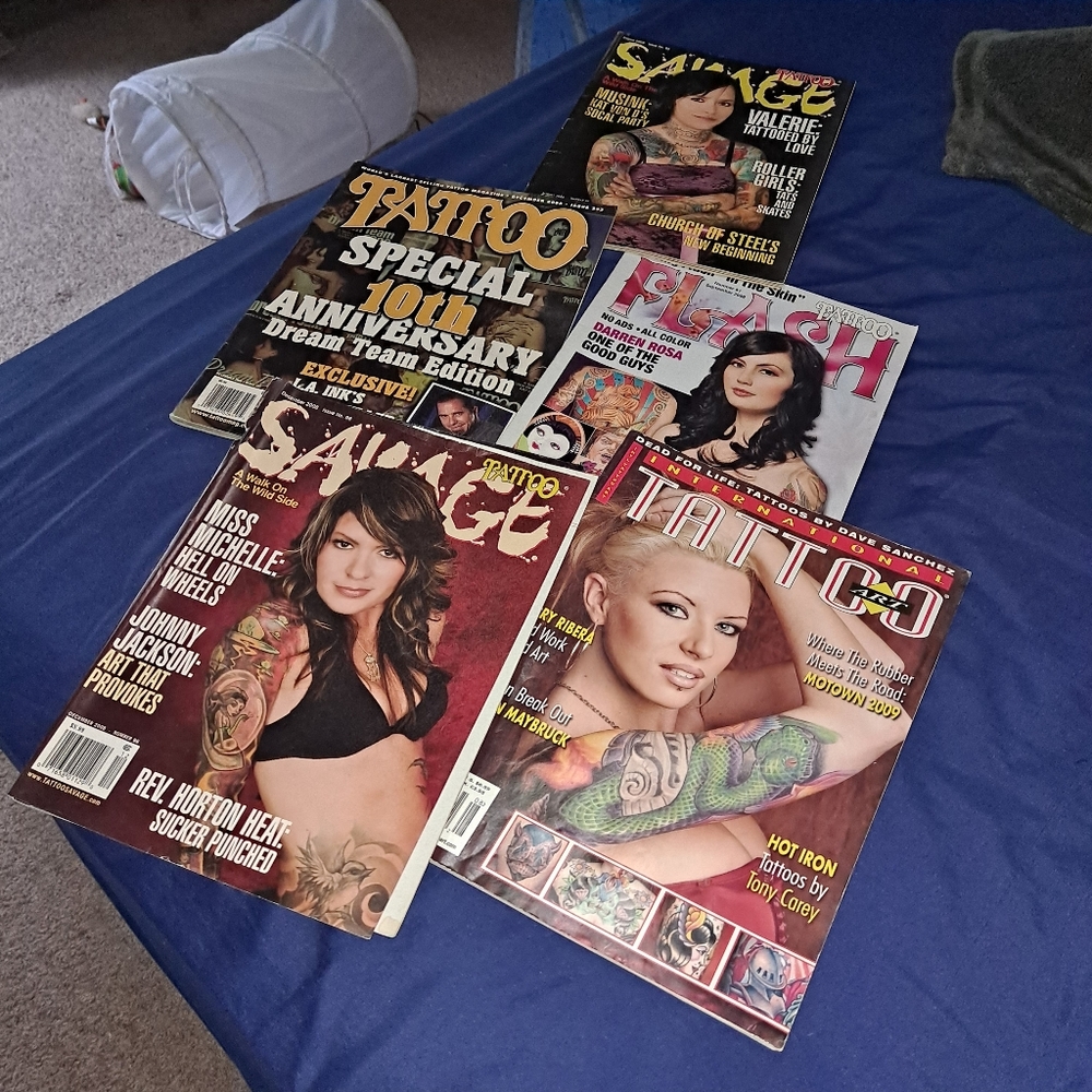 Older tattoo magazines